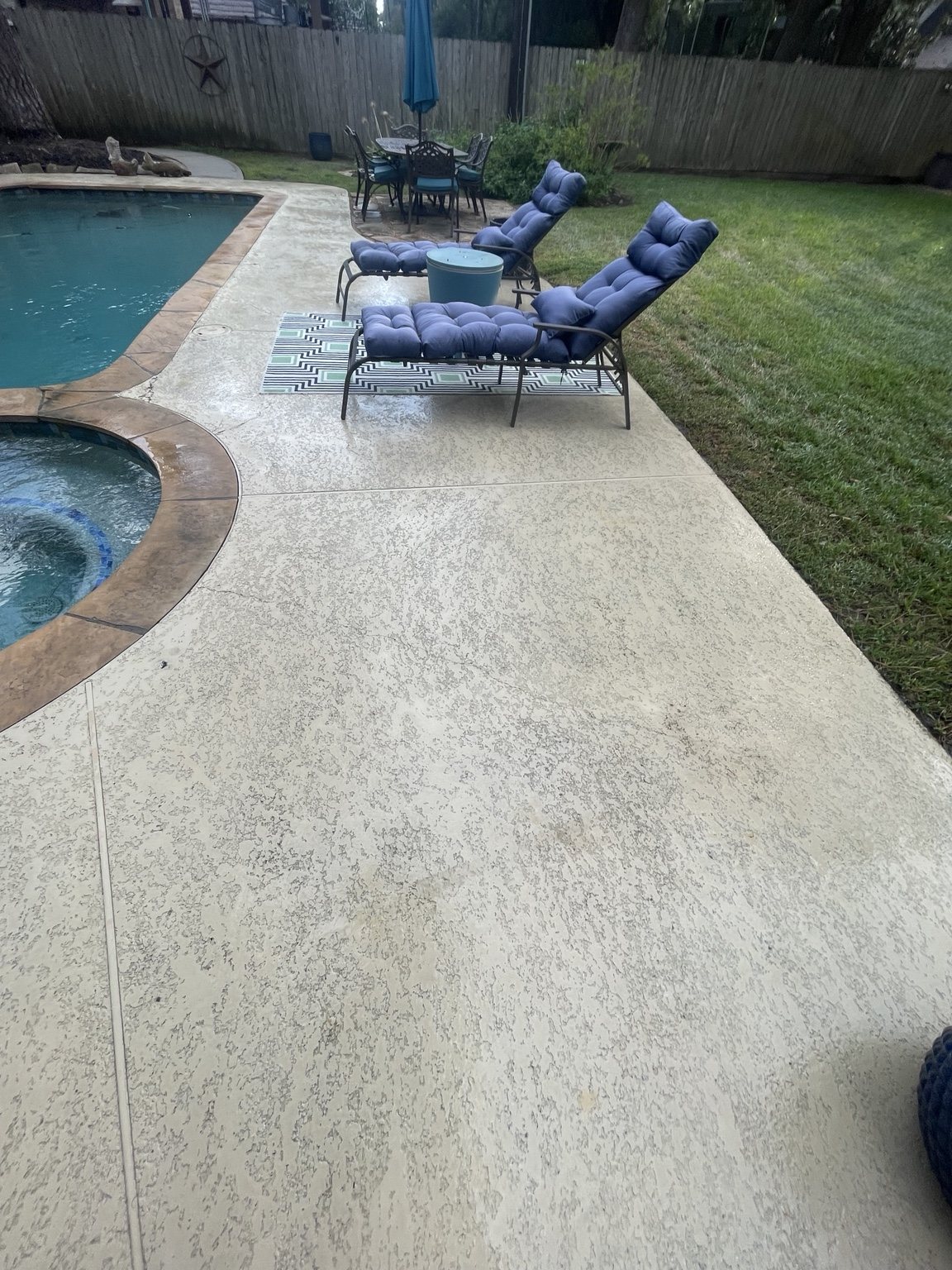 After: pool deck cleaning